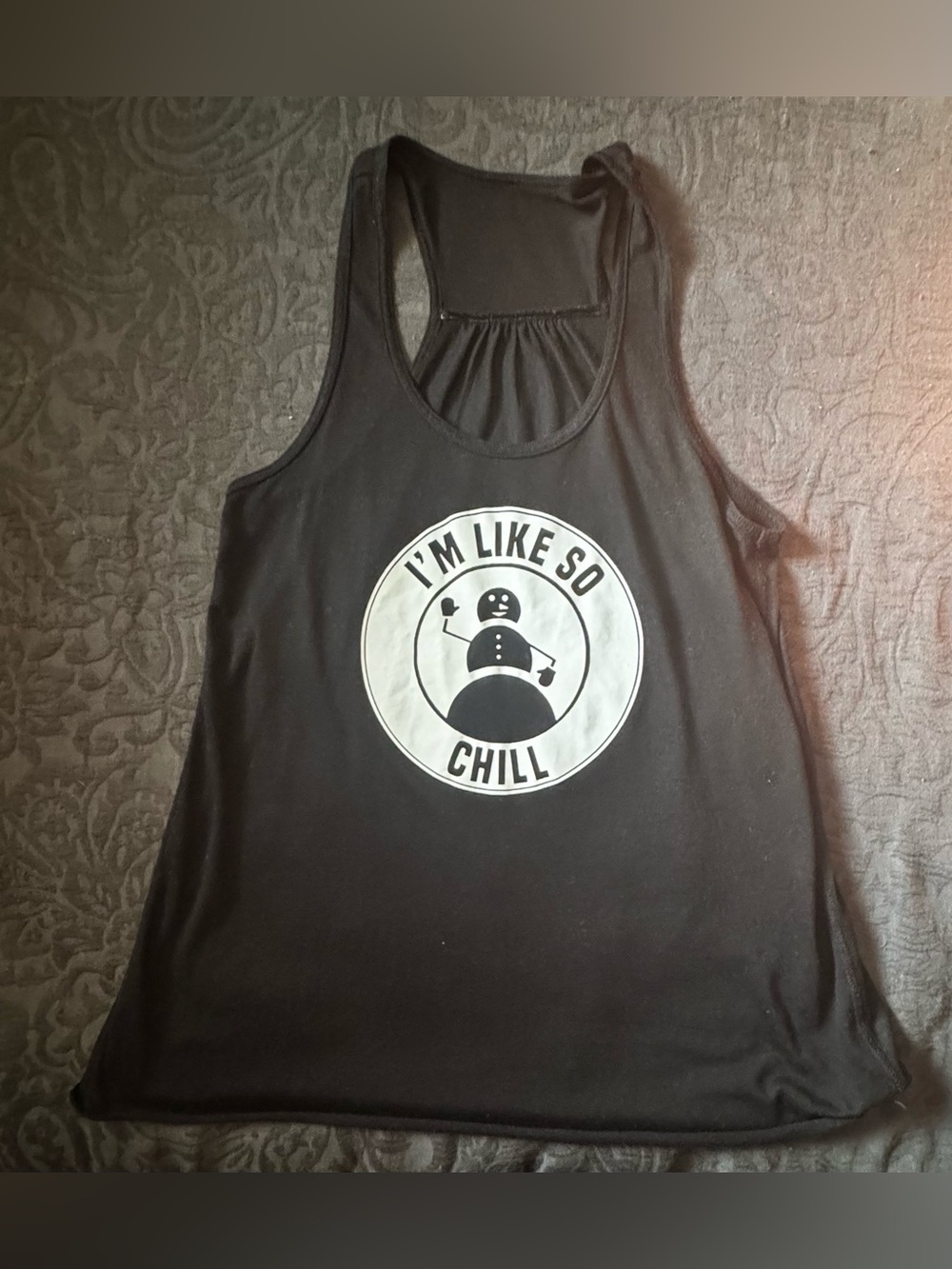Constantly Varied Gear I’m Like So Chill Snowman Women’s XXL Tank Top